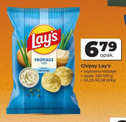 Chipsy Lay's Fromage promocja w Odido