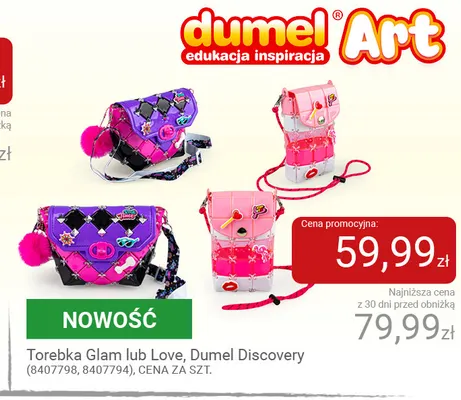 Torebka Love Dumel Discovery promocja w Smyk