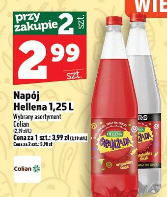 Napój hellena promocja w TOPAZ