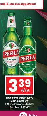 Piwo Perła Chmielowa 6% promocja w emma MARKET
