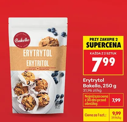 Erytrytol promocja w Biedronka