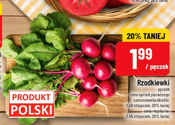 Rzodkiewki promocja w POLOmarket