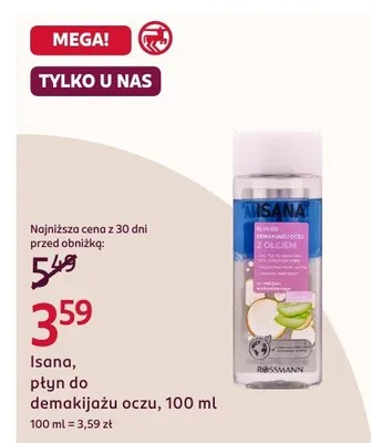 Płyn do demakijażu oczu promocja w Rossmann