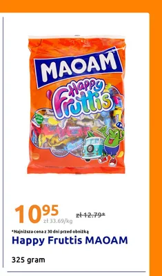 Cukierki Happy Fruttis MAOAM promocja w Action