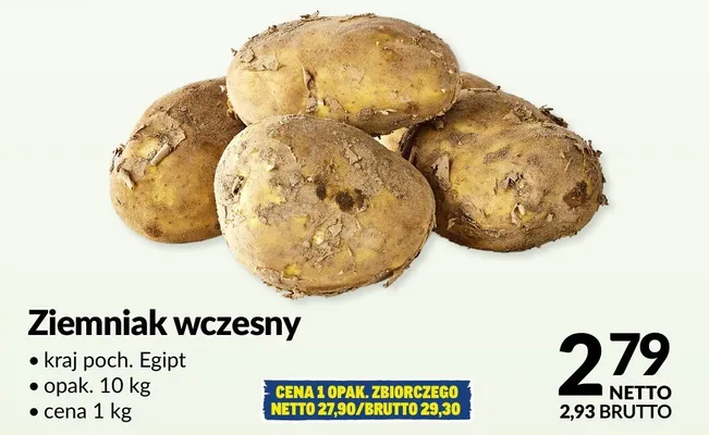 Ziemniak wczesny promocja w Makro
