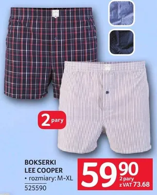 Bokserki Lee Cooper, rozmiary M-XL, 2 pary promocja w Selgros