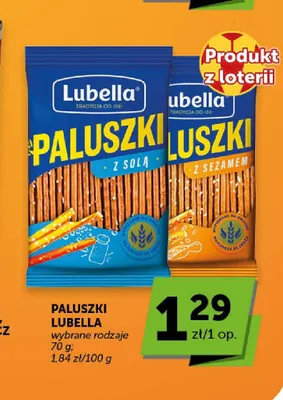 Paluszki z solą Lubella promocja w Euro Sklep