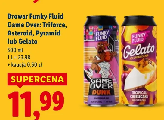 Piwo kraftowe Game Over: Triforce promocja w Lidl