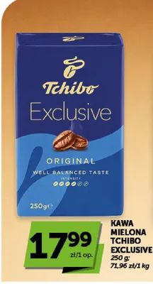 Kawa mielona Tchibo Exclusive promocja w Groszek