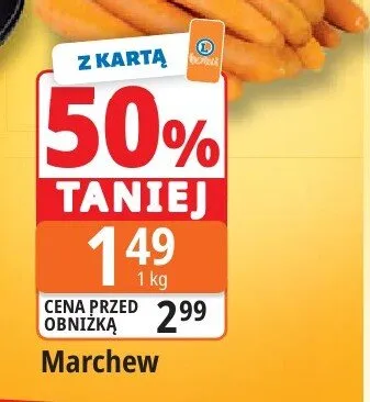 Marchew promocja w Leclerc