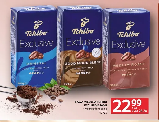 Kawa mielona Tchibo Exclusive Good Mood Blend promocja w Selgros