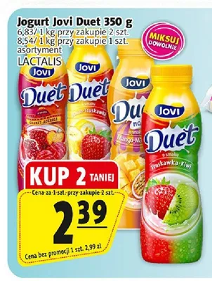 Jogurt Jovi Duet mango-marakuja promocja w Prim Market