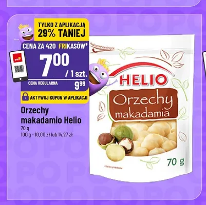 Orzechy makadamia Helio promocja w POLOmarket