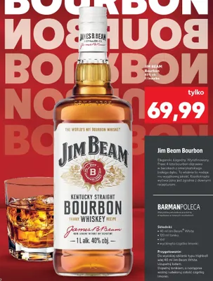 Whisky Jim Beam Bourbon promocja w Kaufland