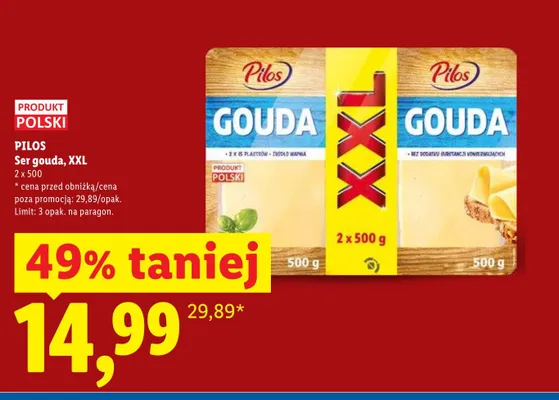 Ser gouda, XXL promocja w Lidl