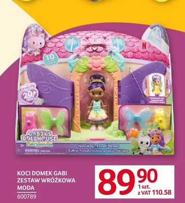 Zestaw wróżkowa moda Koci Domek Gabi promocja w Selgros