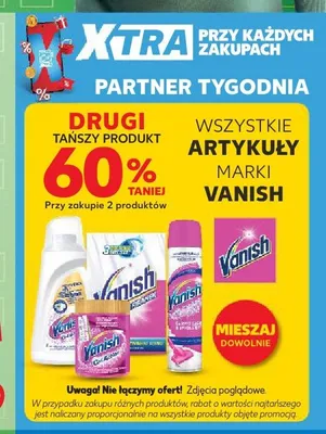 Płyn do odplamiania Vanish Oxi Action promocja w Kaufland
