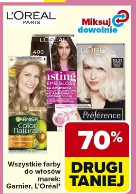 Farba do włosów promocja w Carrefour