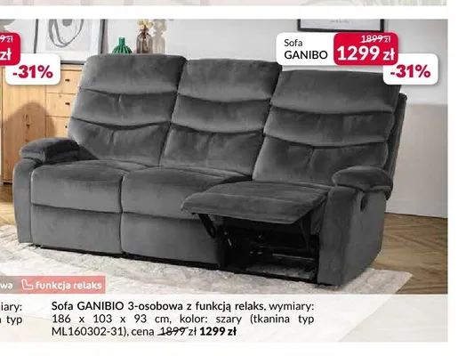 Sofa Ganibo promocja w Salony Agata
