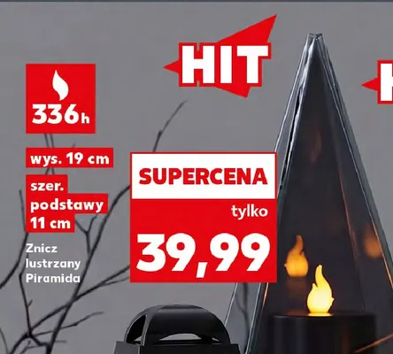 Znicz lustrzany Piramida promocja w Kaufland