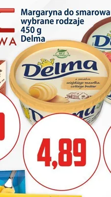 Margaryna Delma o smaku wiejskiego masełka promocja w Kupiec