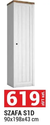 Szafa S1D promocja w Merkury Market