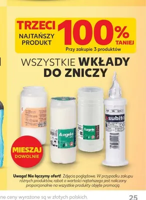 Wkład do zniczy Subito promocja w Kaufland