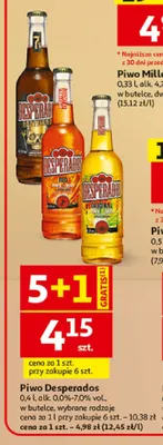 Piwo Desperados Red promocja w Auchan