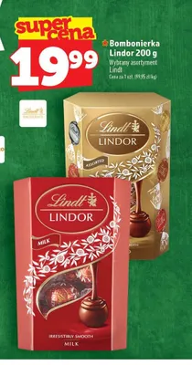 Bombonierka Lindor Assorted Lindt promocja w TOPAZ
