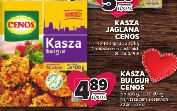 Kasza jaglana Cenos promocja w Stokrotka