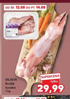 Królik tuszka Olivia promocja w Kaufland
