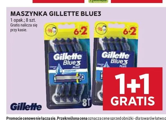 Maszynka Gillette Blue3 promocja w Stokrotka