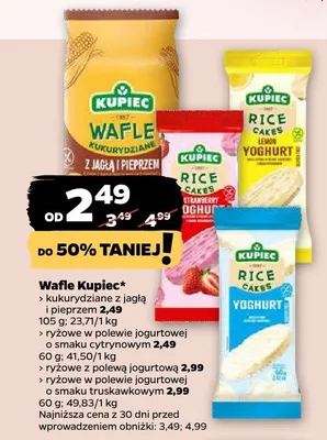 Wafle kukurydziane z jagłą i pieprzem Kupiec promocja w Netto