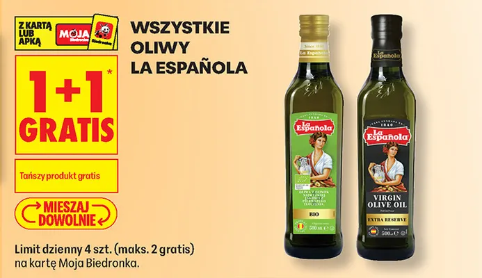 Oliwa z oliwek Bio La Española promocja w Biedronka