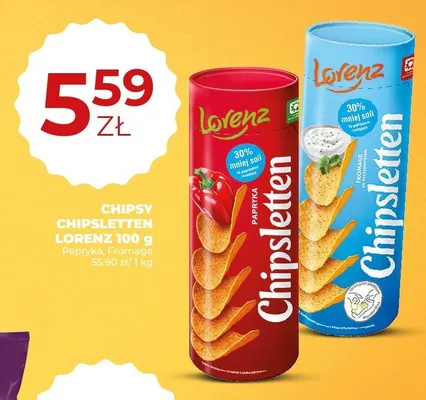 Chipsy Chipsletten Lorenz Fromage promocja w Duży Ben