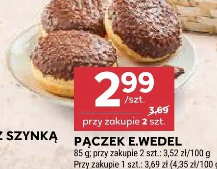 Pączek E.Wedel promocja w Stokrotka
