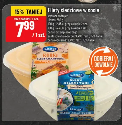 Filety śledziowe w sosie promocja w POLOmarket