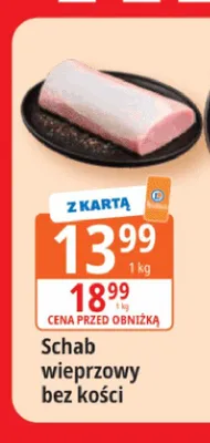 Schab wieprzowy bez kości promocja w Leclerc