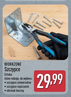 Szczypce uniwersalne Workzone promocja w Aldi