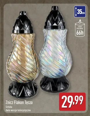 Znicz Flakon Tęcza promocja w Aldi