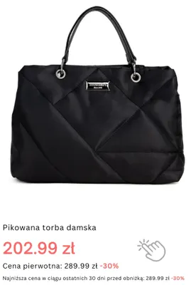 Pikowana torba damska Monnari promocja w Monnari