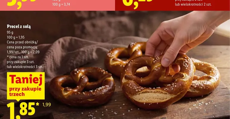 Precel z solą promocja w Lidl