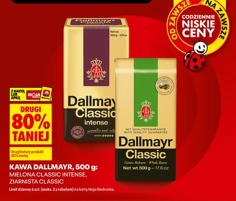 Kawa ziarnista Dallmayr Classic promocja w Biedronka