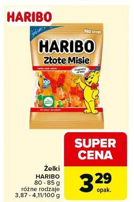 Żelki Haribo różne rodzaje promocja w Carrefour