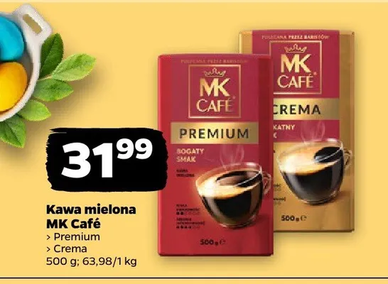 Kawa mielona Premium Crema promocja w Netto