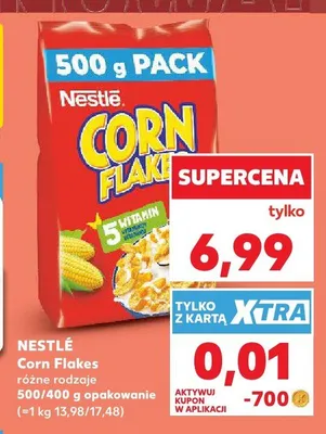 Płatki śniadaniowe Nestlé Corn Flakes promocja w Kaufland