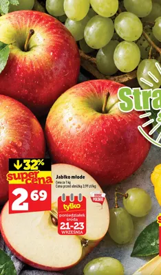 Jabłka młode promocja w TOPAZ