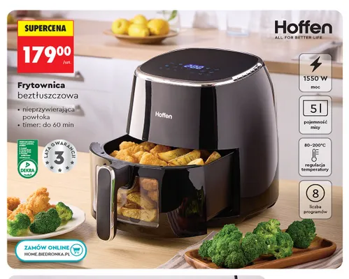 Frytownica beztłuszczowa Hoffen promocja w Biedronka