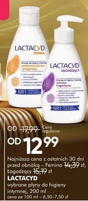 Płyn do higieny intymnej lagodząca femina promocja w Super-Pharm