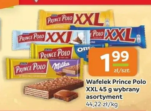 Wafelek Prince Polo XXL Classic promocja w Gama